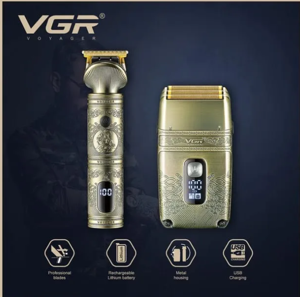 Miniatura 3 de COMBO,KIT PATILLERA Y SHAVER VGR V-649